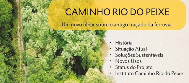 Palestra para engenheiros e arquitetos vai discutir novos usos para o traçado da ferrovia que corta a região