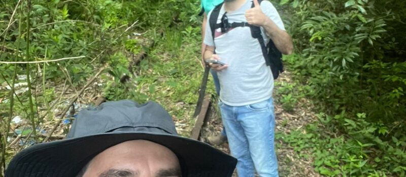 Engenheiros da AREAVID percorrem trecho da ferrovia Videira-Pinheiro Preto para levantamento topográfico