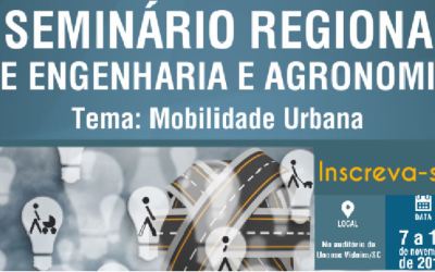 Mobilidade Urbana será tema do 1º Seminário Regional de Engenharia e Agronomia