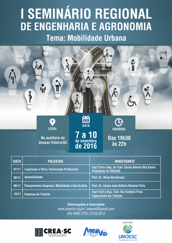 1º Seminário Regional de Engenharia e Agronomia