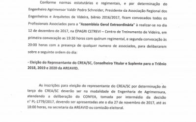 Edital de Convocação Assembleia Geral Extraordinária