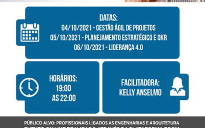 AREAVID e CREA-SC oferecem curso gratuito sobre Gestão estratégica de projetos na engenharia 