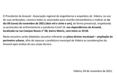 CONVOCAÇÃO GERAL EXTRAORDINÁRIA