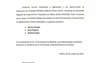 Nomeação Comissão Eleitoral