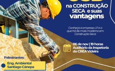 Palestra Gratuita sobre OSB na Construção Seca acontece em Videira